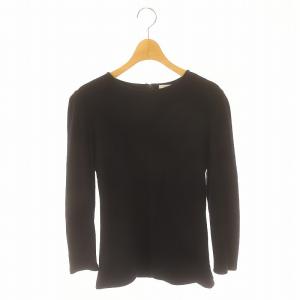 LONG SLEEVES TEE カットソー エルボーパッチ 長袖 36 紺 ネイビー /DF OS