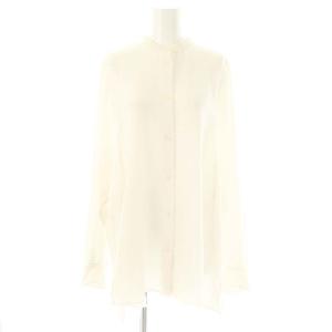 完売品 タグ付 ENFOLD長袖シャツ 2WAY バンドカラー ホワイト Enfold ホワイトバンドカラーシャツ