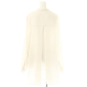 ENFOLD 23AW WIDE-SLEEVES SHIRT シャツ 長袖 チュニック バンドカラー 38 オフホワイト