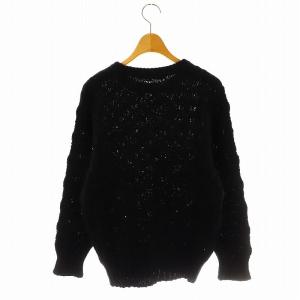 Christian Dior PRET-A-PORTER ウール ニット セーター 長袖 M ブラック