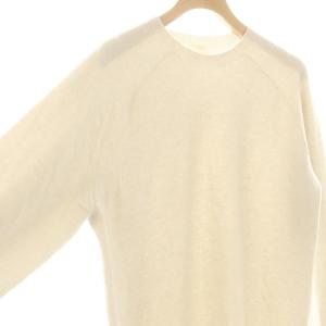 MUSE de Deuxieme Classe CAPRI クルーネックプルオーバー ニット セーター 長袖 ウール ライトベージュ /MF OS