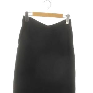 TODAYFUL Twill Slit Skirt タイトスカート ロング マキシ丈 38 黒 ブラック