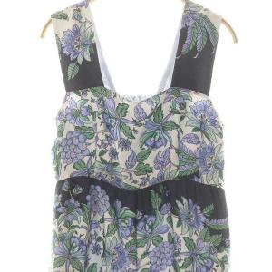 Diagram GRACE CONTINENTAL 22SS サラサプリントサロペット オールインワン ワイドパンツ 36 マルチカラー