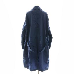 DANTON ステンカラーコート スプリングコート ナイロン 40 紺 ネイビー