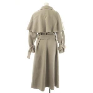 SNIDEL 22AW Sustainable リバーケープコート アウター ロング ベルト付き 0 グレー /HK