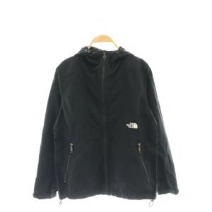 COMPACT JACKET コンパクトジャケット パーカー ジップアップ M 黒 ブラック NPW72230