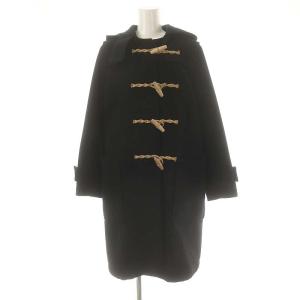 ウールダッフルコート ロング アウター フード 1 黒 ブラック /MF OS SH