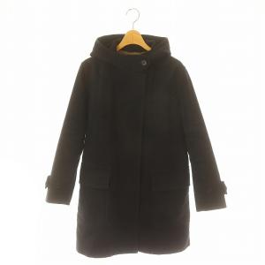 コットンモールスキンフードコート 1 黒 ブラック /DF OS SH