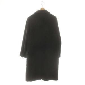 MARGARET HOWELL Harris Tweed ウールヘリンボーンコート アウター ロング 2 黒 ブラック /MF OS