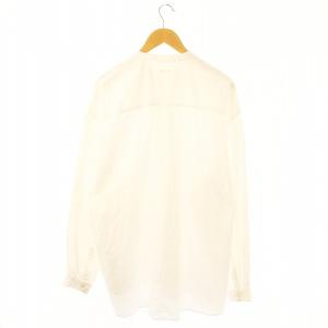 KAPITAL バンドカラーシャツ 長袖 コットン 3 白 ホワイト /DF OS