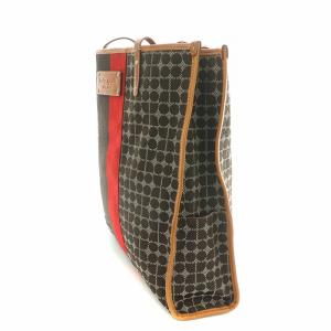 kate spade new york トートバッグ ハンドバッグ クラシックノエル ロゴパッチ 茶 ブラウン /BB OF