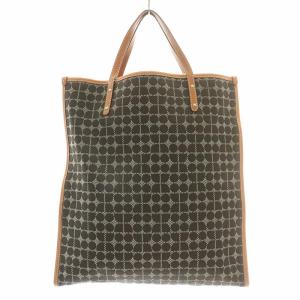 kate spade new york トートバッグ ハンドバッグ クラシックノエル ロゴパッチ 茶 ブラウン /BB OF