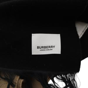 BURBERRY LONDON マフラー ウール ブラウン ブラック ホワイト