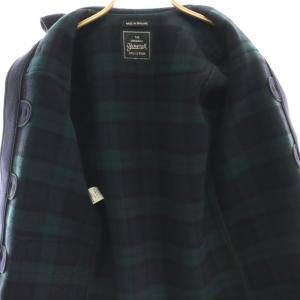 GLOVERALL ウール ダッフル コート ミドル丈 フード アウター S 濃紺 ダークネイビー