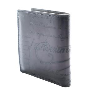 Berluti マコレ コイン スクリットレザー ウォレット ブラウン カーキ