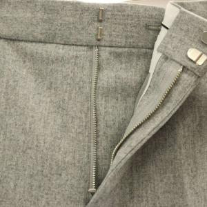 Drawer WINTER1 ウールフラノパンツ 36 ライトグレー