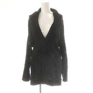 24SS INTARSIA PLAID JQ CARDIGAN カーディガン 長袖 2 黒 ブラック /MI