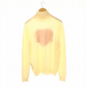 LOUIS VUITTON ×NIGO 22SS インタルシアハートタートルネックニット L アイボリー