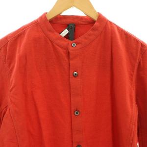 wjk co24c vintage flannel band collar shirt バンドカラーシャツ 長袖