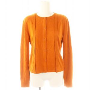 Cardigan Aurelle カーディガン カシミヤ混 シルク混 40 オレンジ 43960
