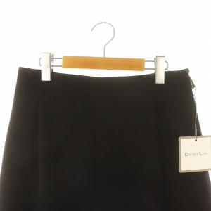 DAISY LIN Daisy Tweed キュロット パンツ ショート タック イージー 42 黒 ブラック 07187