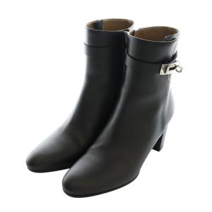 HERMES ショートブーツ サンジェルマン 38 ブラック