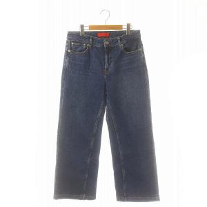 × 23区 フレディローライズワイドバギーデニムパンツ ジーンズ ジッパーフライ 40 インディゴブルー