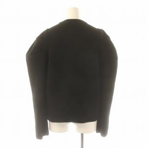 EVERYDAY I LIKE 23AW デザインスリーブセーター ニット 長袖 カシミヤ混 黒 ブラック