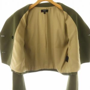 Theory 23AW アドミラルククレープクロップ Admiral Crepe Crop DB JKT ジャケット