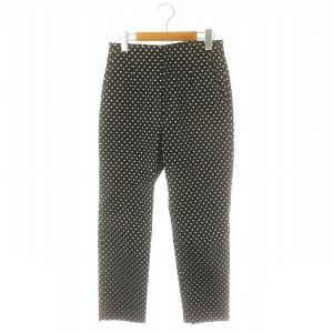 UNITED ARROWS P/PU ダブルクロス スリムパンツ 36 P PU ダブルクロススリムパンツ スラックス テーパード センター