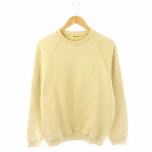 23SS SMOOTH SOFT SWEAT P/O プルオーバー スウェット トレーナー 長袖 裏パイル 1 ベージュ