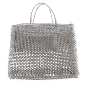 ANTEPRIMA インナーバッグ付き イントレッチオ ワイヤーバッグ シルバー色 PB15F07176