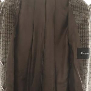 Diagram GRACE CONTINENTAL 22AW テーラーミニワンピース ノースリーブ チェック ダブル 36 マルチカラー