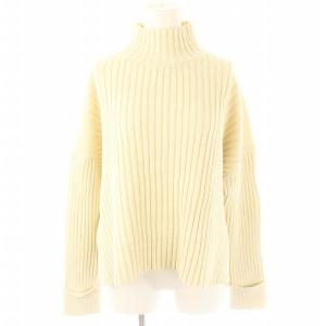 23AW Air Cotton Rib Turtle Neck Pullover ニット セーター 長袖