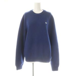 トリオンフ クルーネック セーター ウール S ブルー