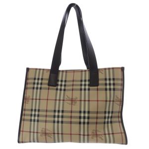 トートバッグ ノバチェック PVC ベージュ（2025/02/03買取  