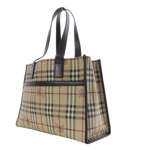 トートバッグ ノバチェック PVC ベージュ（2025/02/03買取  