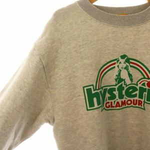 HYSTERIC GLAMOUR 24SS CHERRY ANGELS ショート丈スウェット トレーナー 長袖 クロップド プリント F
