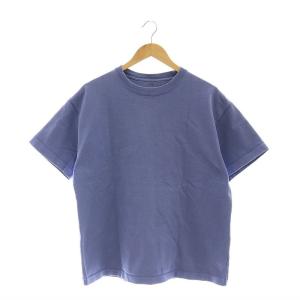 RHC 24SS Wide Crew Neck Tee クルーネックTシャツ 半袖 加工 L 青 ブルー
