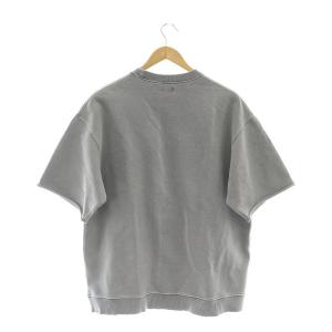 Ron Herman RHC 23SS 半袖スウェットプルオーバー トレーナー Tシャツ エイジング加工 L ブルーグレー