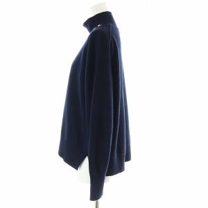 ANYA HINDMARCH UNIQLO カシミヤハイネックセーター ニット 長袖 M 紺 ネイビー