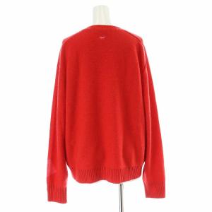 ユニクロ/アニヤハインドマーチ/クルーネックニット/レッド/カシミヤ