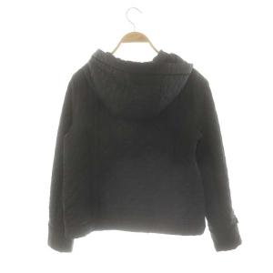 TOCCA LAURA キルティングジャケット ショートコート パーカー 中綿 フード 4 黒 ブラック /ES OS