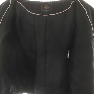 TOCCA LAURA キルティングジャケット ショートコート パーカー 中綿 フード 4 黒 ブラック /ES OS