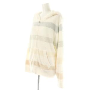 gelato pique 24SS ベビモコ5ボーダーパーカー フーディー ジップアップ 長袖 ルームウェア MNT ミント PWNT241010