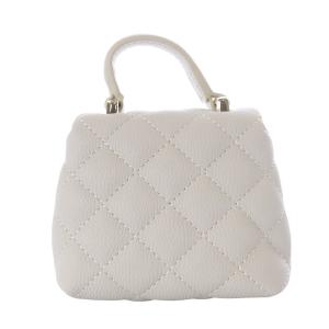 SNIDEL 23AW ソフトキルティング ミニショルダー バッグ レザー べージュ