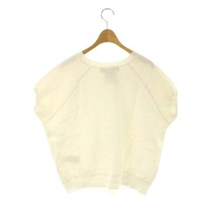 REMI RELIEF シシクイ  半袖スウェットプルオーバー クルーネック コットン F 白 ホワイト
