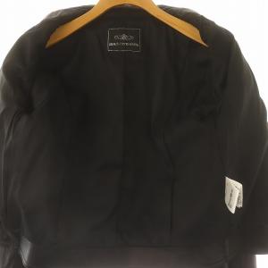 GRACE CONTINENTAL 24AW ラムレザーライダースジャケット 36 黒 ブラック