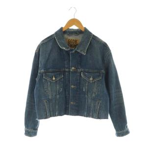 デニムジャケット ジージャン ブルゾン コットン XS 青 ブルー /YQ OS