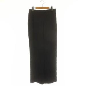 24SS Crushed Satin Wide Pull On パンツ ワイド イージー 0 紺 ネイビー